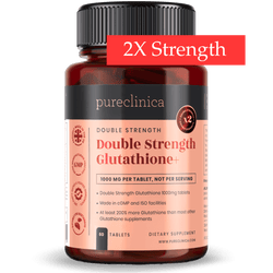 Glutathion in doppelter Stärke - 60 x 1000 mg (500 mg reduziertes Glutathion, 300 mg Alpha-Lipoid-Säure, 200 mg Vitamin C) Tabletten