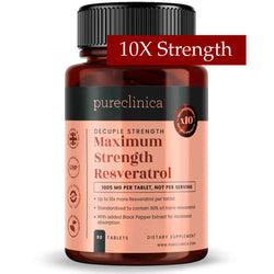 Resveratrol 1000 mg x 90 Tabletten - 50% Trans-Resveratrol - Hohe Absorptionsrate