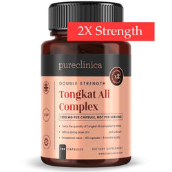 Double Strength Tongkat Ali Komplex - 1200 mg x 180 Kapseln