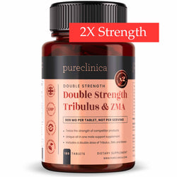 Tribulus und Zinc MA x 180 in doppelter Stärke (958 mg - 40% Saponine mit Kupfer, Bor und schwarzem Pfeffer)