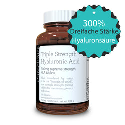 Hyaluronsäure in dreifacher Stärke  300 mg x 180 Tabletten