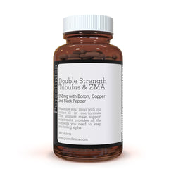 Tribulus und ZMA x 180 in doppelter Stärke (958 mg - 40% Saponine mit Kupfer, Bor und schwarzem Pfeffer)